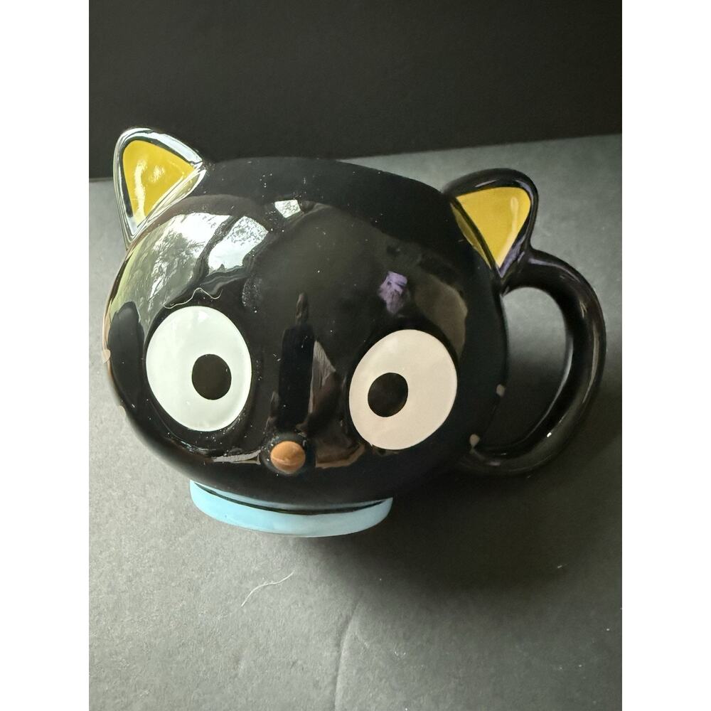 Chococat By Sanrio Cat Mug Cup Black Coffee Tea Cottagecore Whimsy Drinkware - Picture 2 of 8